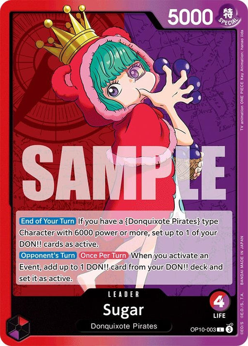 Image for Sugar (003) (OP10-003) [Royal Blood] - One Piece Card Game