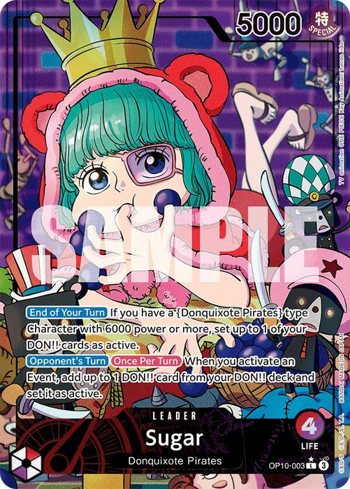 Image for Sugar (003) (Parallel) (OP10-003) (Foil) [Royal Blood] - One Piece Card Game