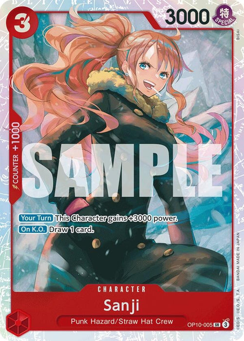 Sanji (OP10-005) (Foil) [Royal Blood]
