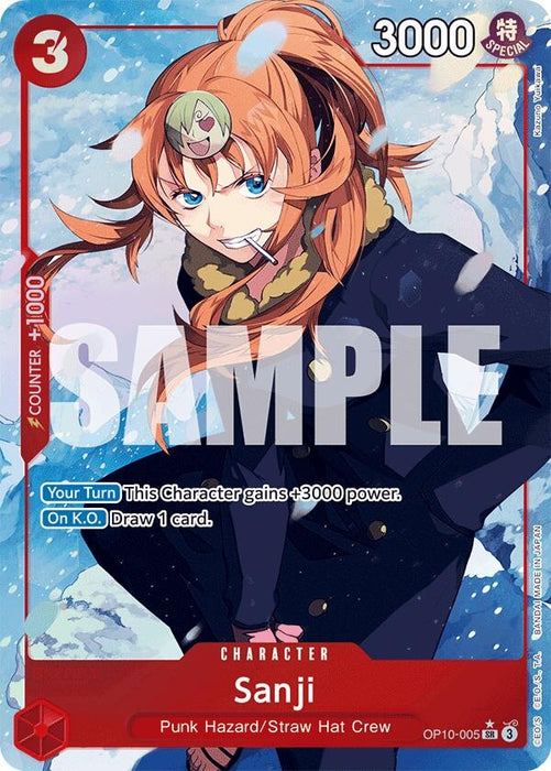 Sanji (Parallel) (OP10-005) (Foil) [Royal Blood]