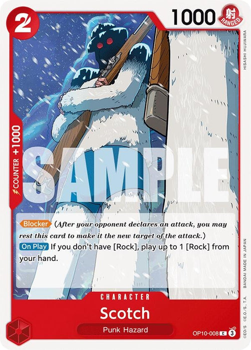 Image for Scotch (OP10-008) [Royal Blood] - One Piece Card Game