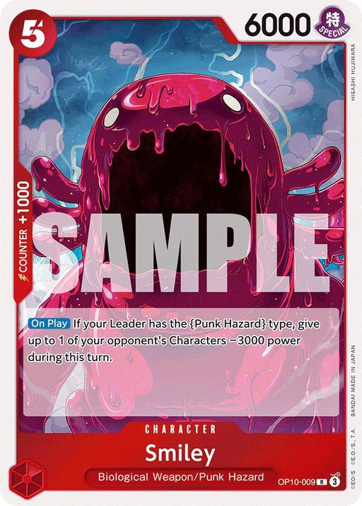Image for Smiley (OP10-009) (Foil) [Royal Blood] - One Piece Card Game