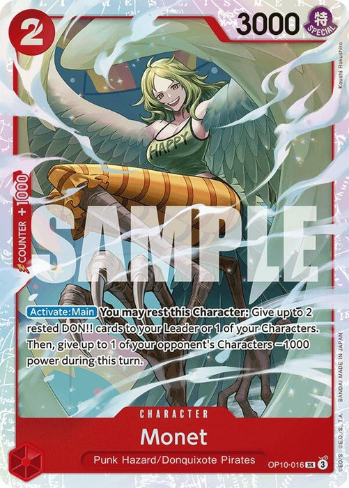 Image for Monet (OP10-016) (Foil) [Royal Blood] - One Piece Card Game