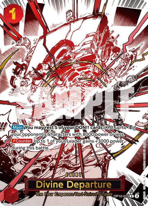Image for Divine Departure (Parallel) (OP10-019) (Foil) [Royal Blood] - One Piece Card Game