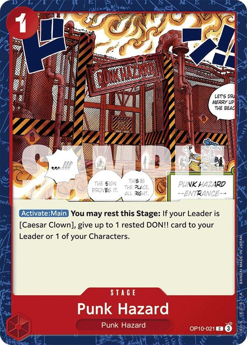 Image for Punk Hazard (OP10-021) [Royal Blood] - One Piece Card Game