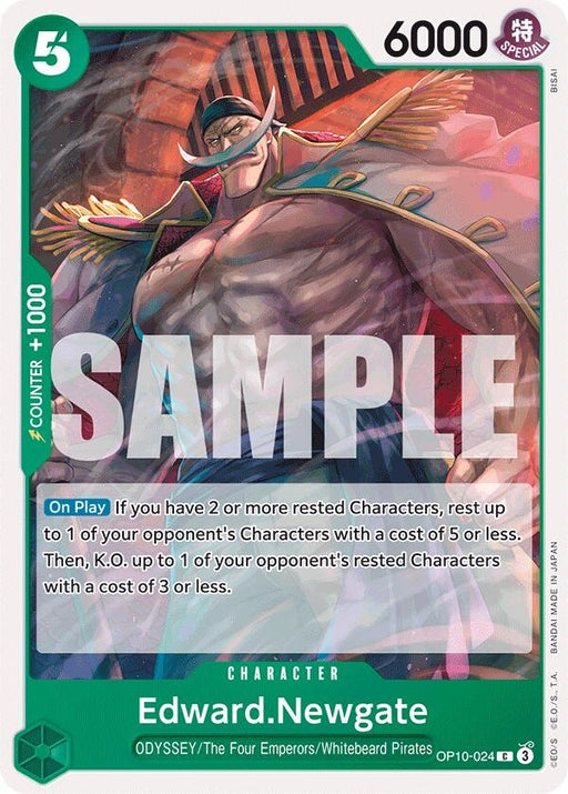 Image for Edward.Newgate (OP10-024) [Royal Blood] - One Piece Card Game