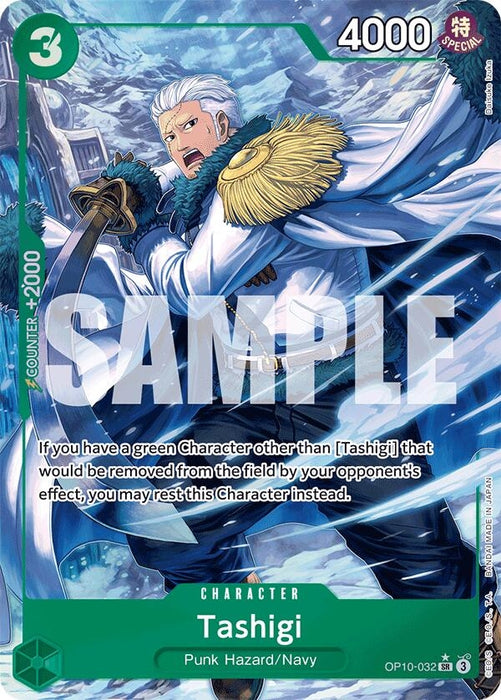 Tashigi (Parallel) (OP10-032) (Foil) [Royal Blood]