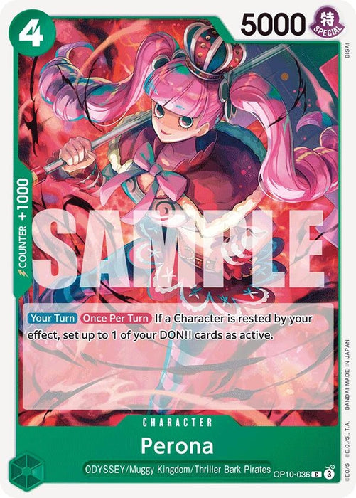 Image for Perona (036) (OP10-036) [Royal Blood] - One Piece Card Game