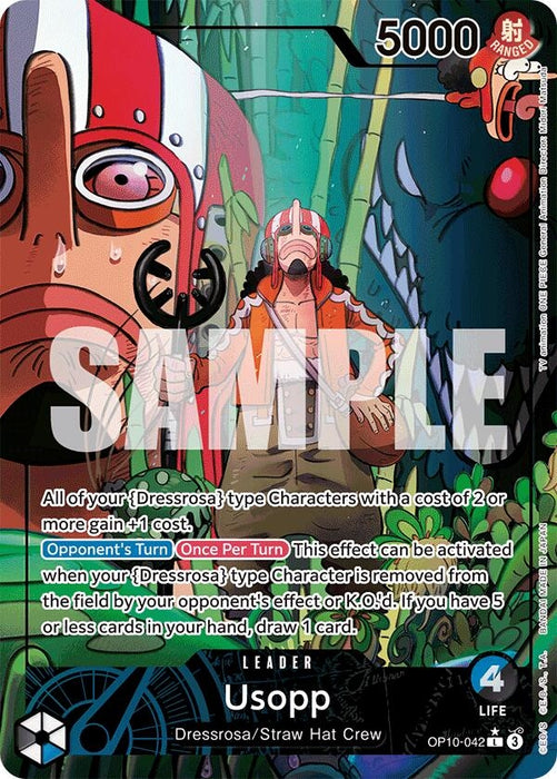 Image for Usopp (042) (Parallel) (OP10-042) (Foil) [Royal Blood] - One Piece Card Game