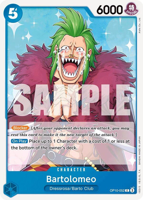 Image for Bartolomeo (OP10-052) [Royal Blood] - One Piece Card Game