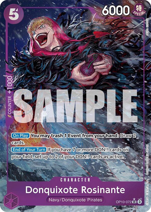 Image for Donquixote Rosinante (Parallel) (OP10-072) (Foil) [Royal Blood] - One Piece Card Game