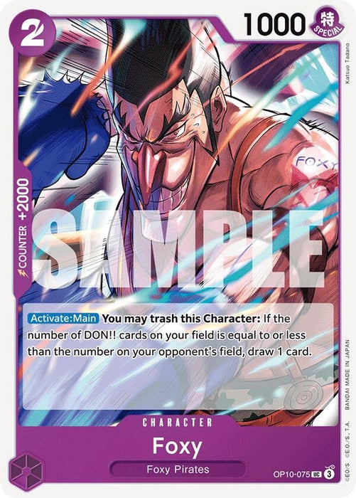 Image for Foxy (OP10-075) [Royal Blood] - One Piece Card Game