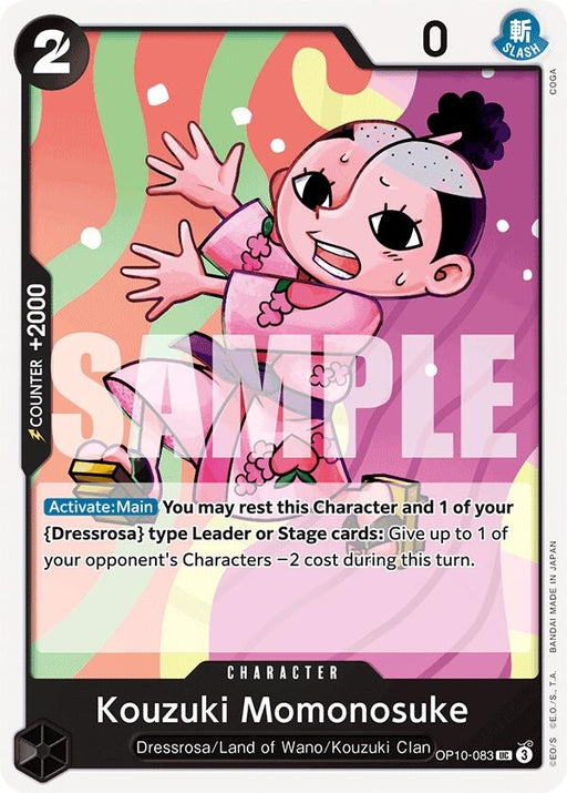 Image for Kouzuki Momonosuke (083) (OP10-083) [Royal Blood] - One Piece Card Game