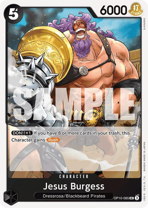 Image for Jesus Burgess (OP10-085) [Royal Blood] - One Piece Card Game