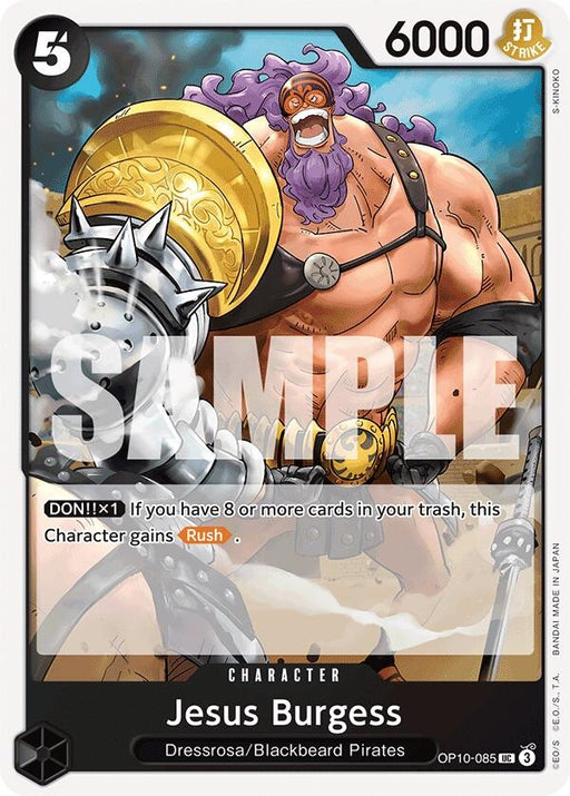 Image for Jesus Burgess (OP10-085) [Royal Blood] - One Piece Card Game