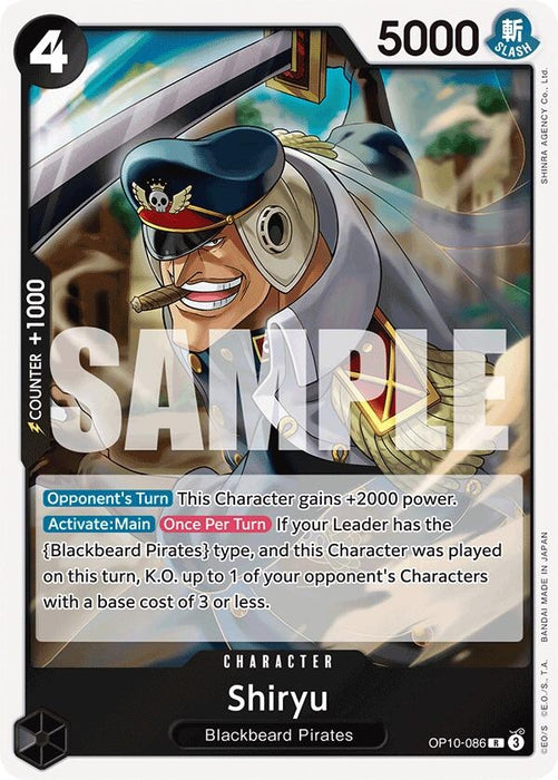 Image for Shiryu (OP10-086) (Foil) [Royal Blood] - One Piece Card Game