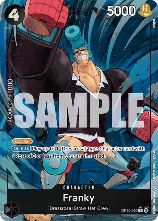Image for Franky (090) (Parallel) (OP10-090) (Foil) [Royal Blood] - One Piece Card Game