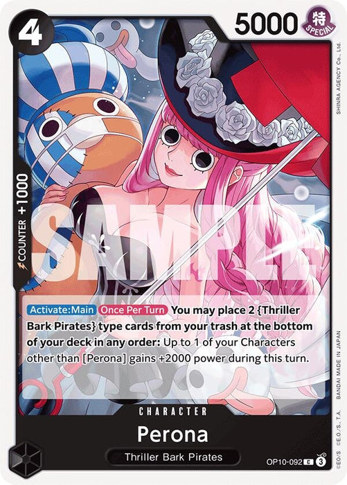 Image for Perona (092) (OP10-092) [Royal Blood] - One Piece Card Game