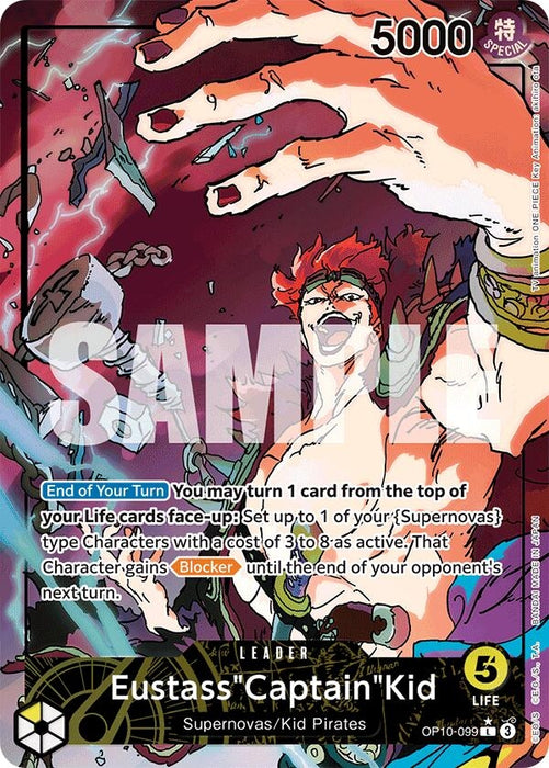 Eustass"Captain"Kid (099) (Parallel) (OP10-099) (Foil) [Royal Blood]