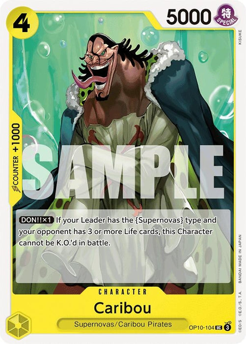 Image for Caribou (OP10-104) [Royal Blood] - One Piece Card Game