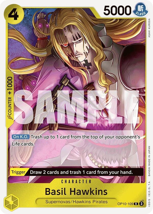 Image for Basil Hawkins (OP10-109) (Foil) [Royal Blood] - One Piece Card Game