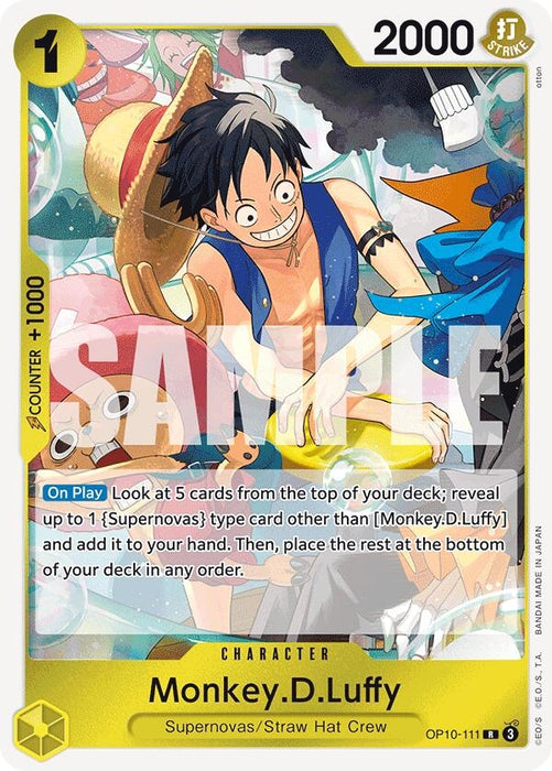 Monkey.D.Luffy (111) (OP10-111) (Foil) [Royal Blood]