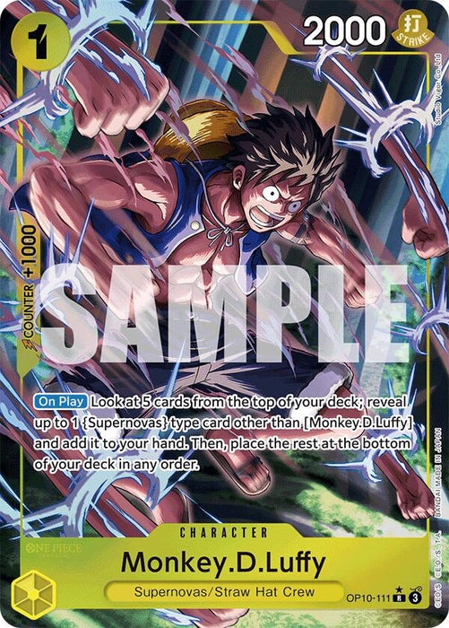 Image for Monkey.D.Luffy (111) (Parallel) (OP10-111) (Foil) [Royal Blood] - One Piece Card Game