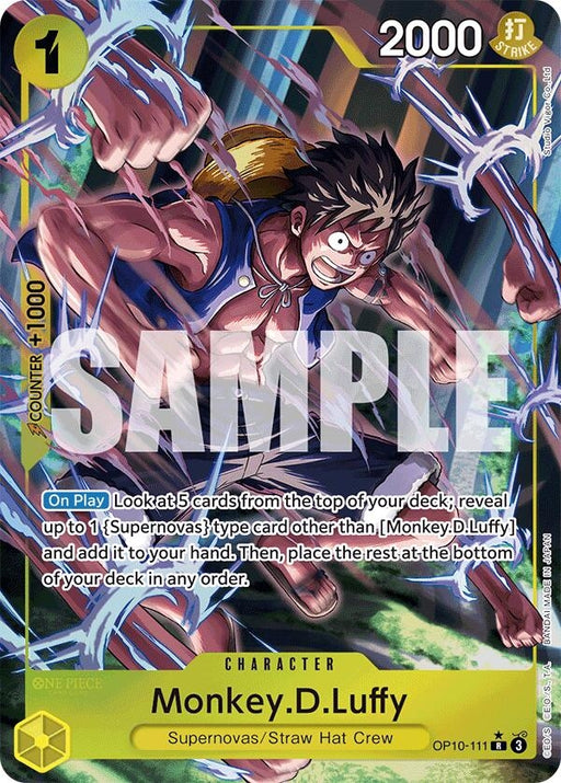 Image for Monkey.D.Luffy (111) (Parallel) (OP10-111) (Foil) [Royal Blood] - One Piece Card Game