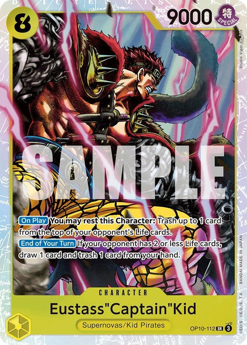 Image for Eustass"Captain"Kid (112) (OP10-112) (Foil) [Royal Blood] - One Piece Card Game
