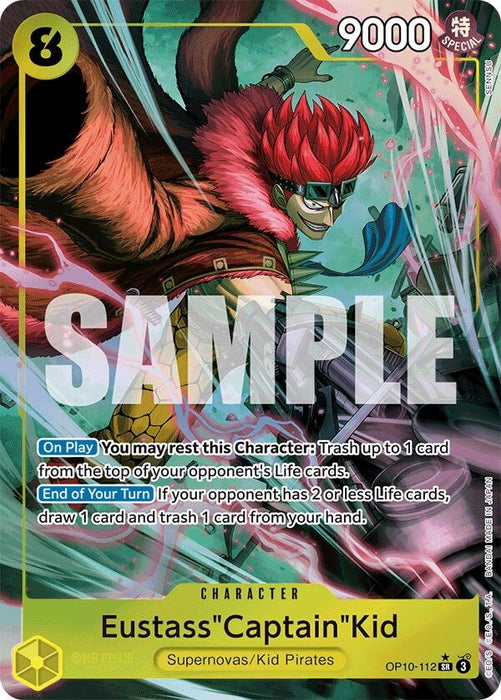 Image for Eustass"Captain"Kid (112) (Parallel) (OP10-112) (Foil) [Royal Blood] - One Piece Card Game
