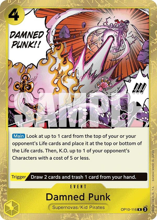 Image for Damned Punk (OP10-116) (Foil) [Royal Blood] - One Piece Card Game
