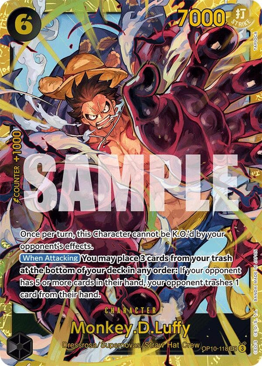 Image for Monkey.D.Luffy (118) (OP10-118) (Foil) [Royal Blood] - One Piece Card Game