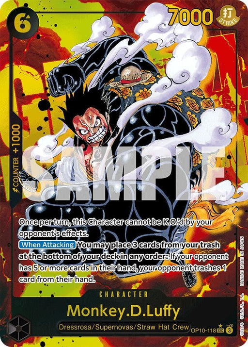 Image for Monkey.D.Luffy (118) (Parallel) (OP10-118) (Foil) [Royal Blood] - One Piece Card Game