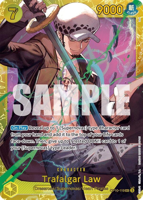 Trafalgar Law (119) (OP10-119) (Foil) [Royal Blood]