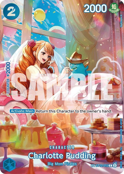 Image for Charlotte Pudding (SP) (ST12-012) (Foil) [Royal Blood] - One Piece Card Game