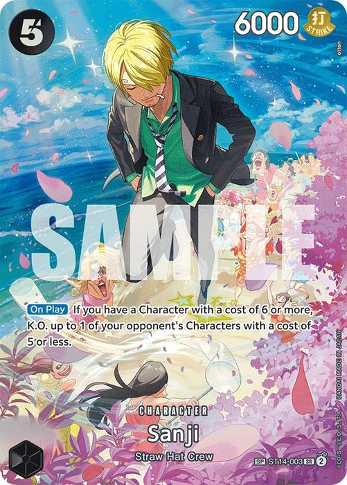 Sanji (SP) (ST14-003) (Foil) [Royal Blood]