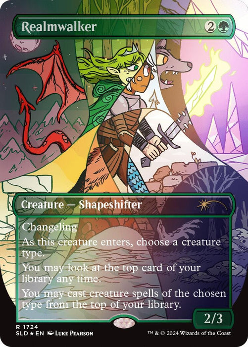 Image for Realmwalker (Rainbow Foil) (1724) (Foil) [Secret Lair Drop Series] - Magic: The Gathering