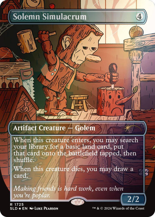 Image for Solemn Simulacrum (1725) (Rainbow Foil) (1725) (Foil) [Secret Lair Drop Series] - Magic: The Gathering