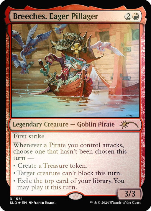 Image for Breeches, Eager Pillager (Rainbow Foil) (1551) (Foil) [Secret Lair Drop Series] - Magic: The Gathering