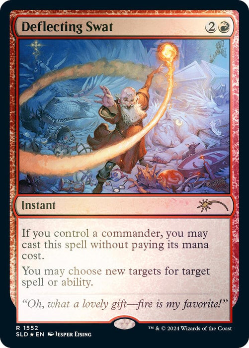 Image for Deflecting Swat (Rainbow Foil) (1552) (Foil) [Secret Lair Drop Series] - Magic: The Gathering