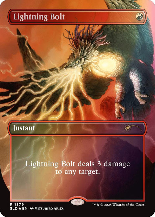 Image for Lightning Bolt (1879) (Rainbow Foil) (1879) (Foil) [Secret Lair Drop Series] - Magic: The Gathering