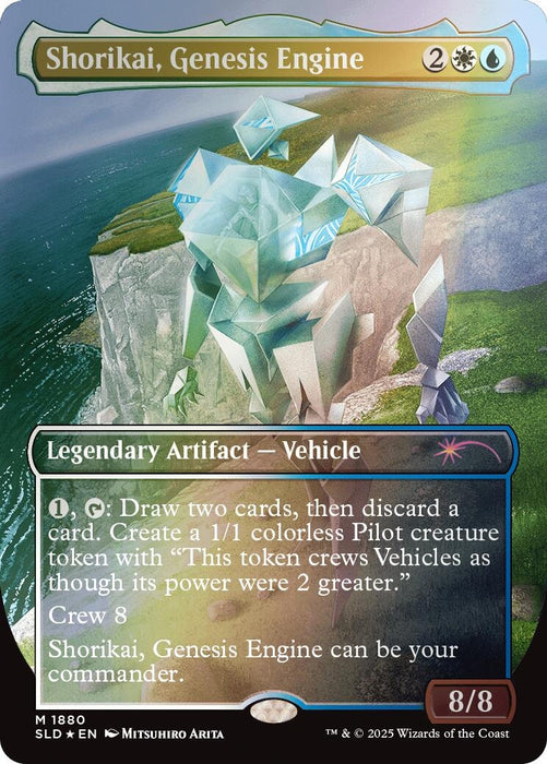 Image for Shorikai, Genesis Engine (Rainbow Foil) (1880) (Foil) [Secret Lair Drop Series] - Magic: The Gathering