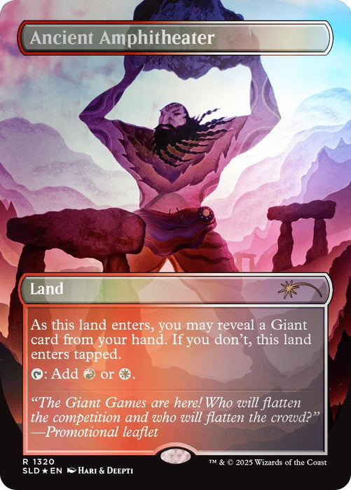 Image for Ancient Amphitheater (Rainbow Foil) (1320) (Foil) [Secret Lair Drop Series] - Magic: The Gathering