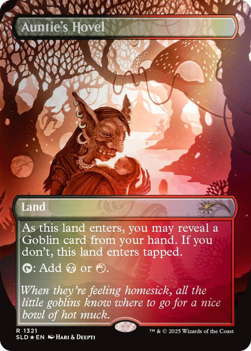 Image for Auntie's Hovel (Rainbow Foil) (1321) (Foil) [Secret Lair Drop Series] - Magic: The Gathering