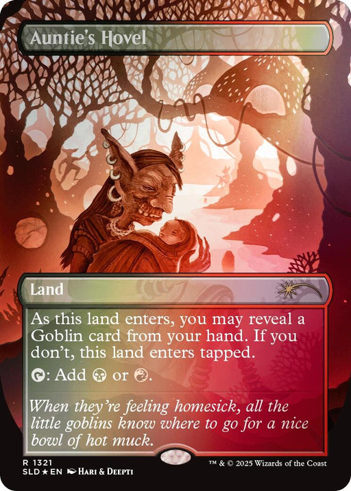 Image for Auntie's Hovel (Rainbow Foil) (1321) (Foil) [Secret Lair Drop Series] - Magic: The Gathering