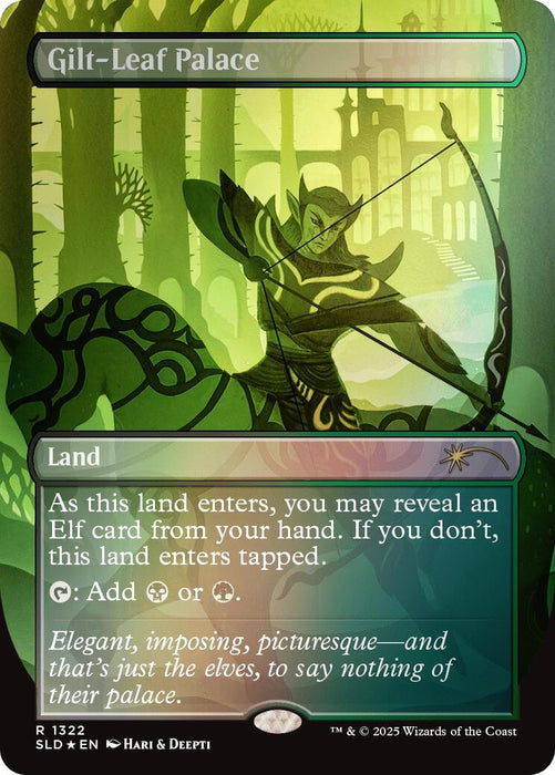 Image for Gilt-Leaf Palace (Rainbow Foil) (1322) (Foil) [Secret Lair Drop Series] - Magic: The Gathering
