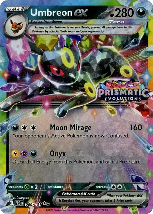 Image for Umbreon ex - 060/131 (Prismatic Evolutions Stamp) (060/131) (Holofoil) [Miscellaneous Cards & Products] - Pokemon