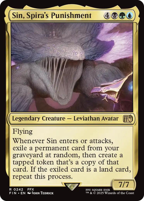 Image for Sin, Spira's Punishment (242) (Foil) [FINAL FANTASY] - Magic: The Gathering