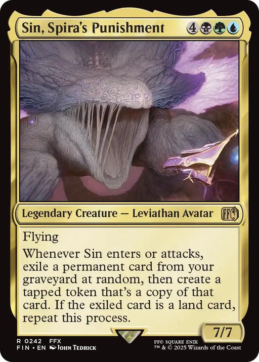 Image for Sin, Spira's Punishment (242) (Foil) [FINAL FANTASY] - Magic: The Gathering