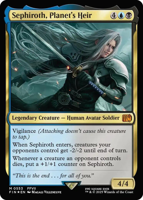Image for Sephiroth, Planet's Heir (553) (Foil) [FINAL FANTASY] - Magic: The Gathering